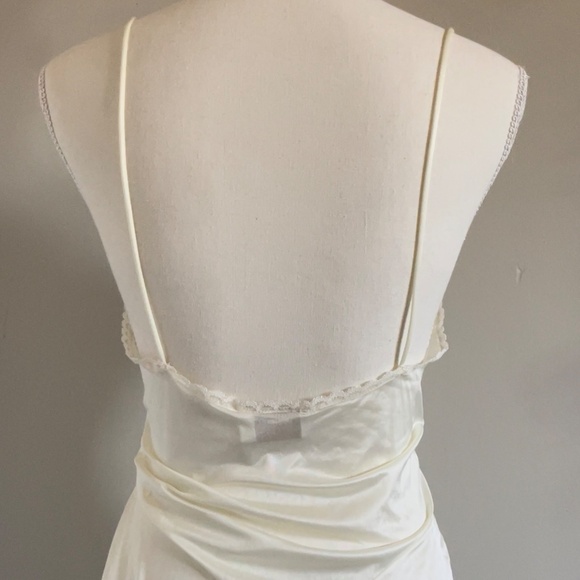 RARE Vintage maxi Victoria’s Secret night gown ivory off white sequins lace - Picture 5 of 12